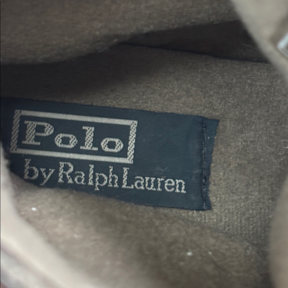 Polo Ralph Lauren Ranger Tumbler Youth Canvas and Leather Lace-Up Boots size 4 - Picture 11 of 11